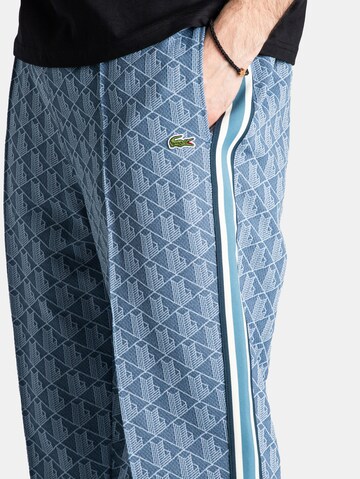 LACOSTE Regular Broek in Blauw