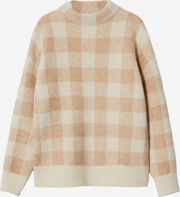 MANGO Pullover 'Pinyin' i beige: forside