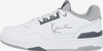 Baskets basses Karl Kani en blanc : devant