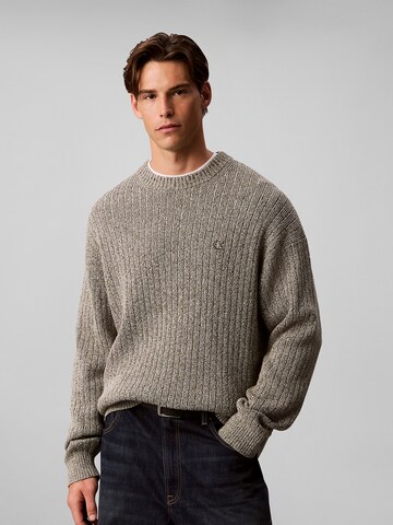 Calvin Klein Jeans Pullover in Grau: Vorderseite