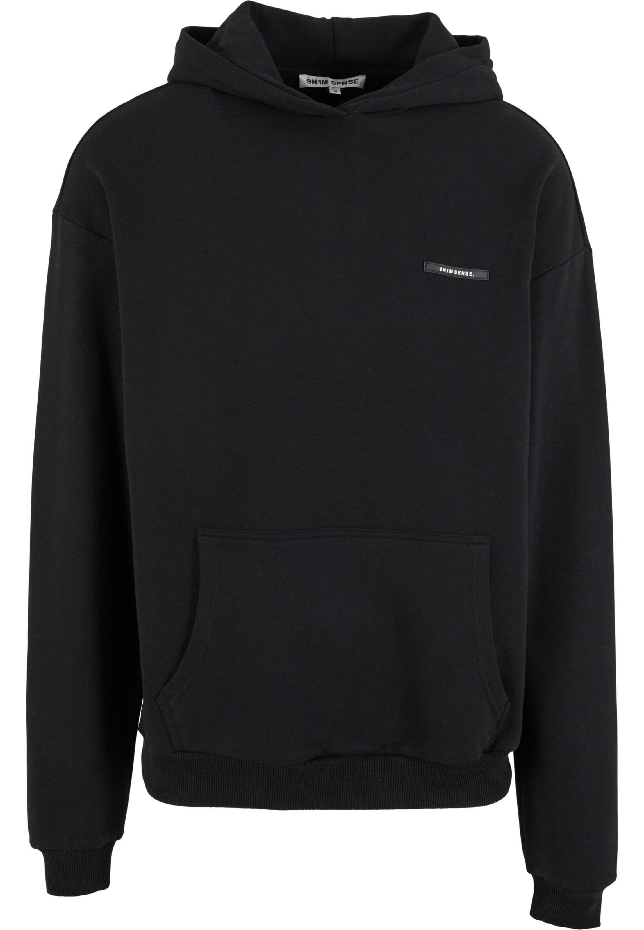 9N1M SENSE Sweatshirt 'Python' in Black: front