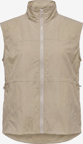 MO Weste in Beige: Vorderseite