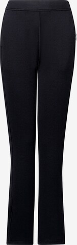 évasé Pantalon de sport Calvin Klein Sport en noir : devant