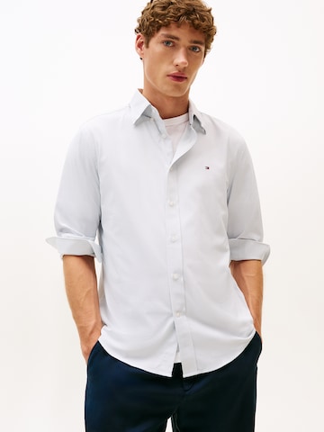 TOMMY HILFIGER Regular fit Риза 'PERFORMANCE' в бяло: отпред