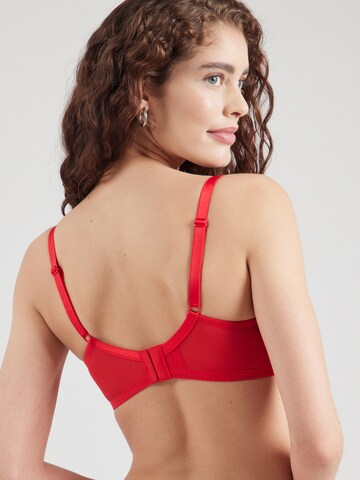 Dorina T-Shirt BH 'DEMI' (GRS) in Rot