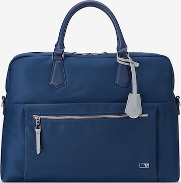 Roncato Document Bag 'Biz' in Blue: front