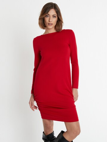 Ana Alcazar Jurk 'Sisly' in Rood: voorkant