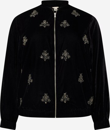 Veste mi-saison River Island Plus en noir : devant