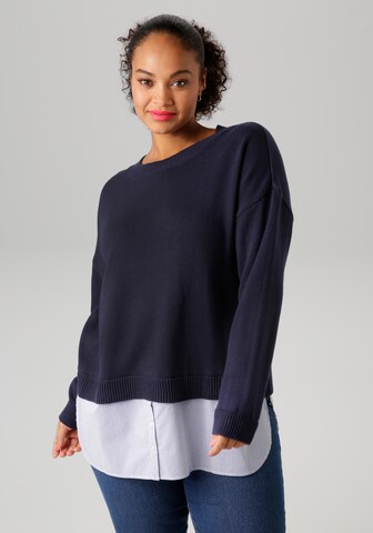 Aniston Pullover in Blau: Vorderseite