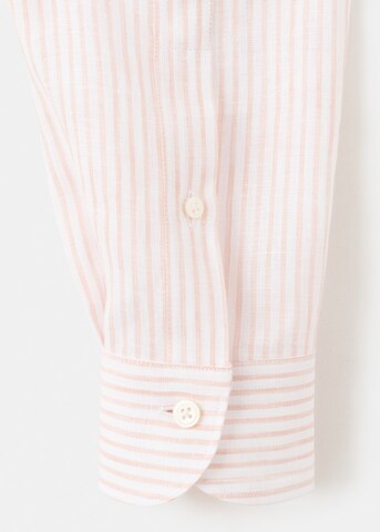 MANGO MAN Slim fit Button Up Shirt 'Sular' in Orange