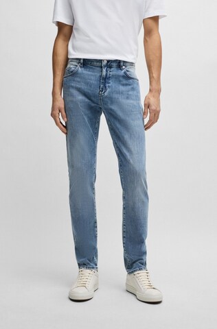 BOSS Slim fit Jeans ' Delaware ' in Blue: front