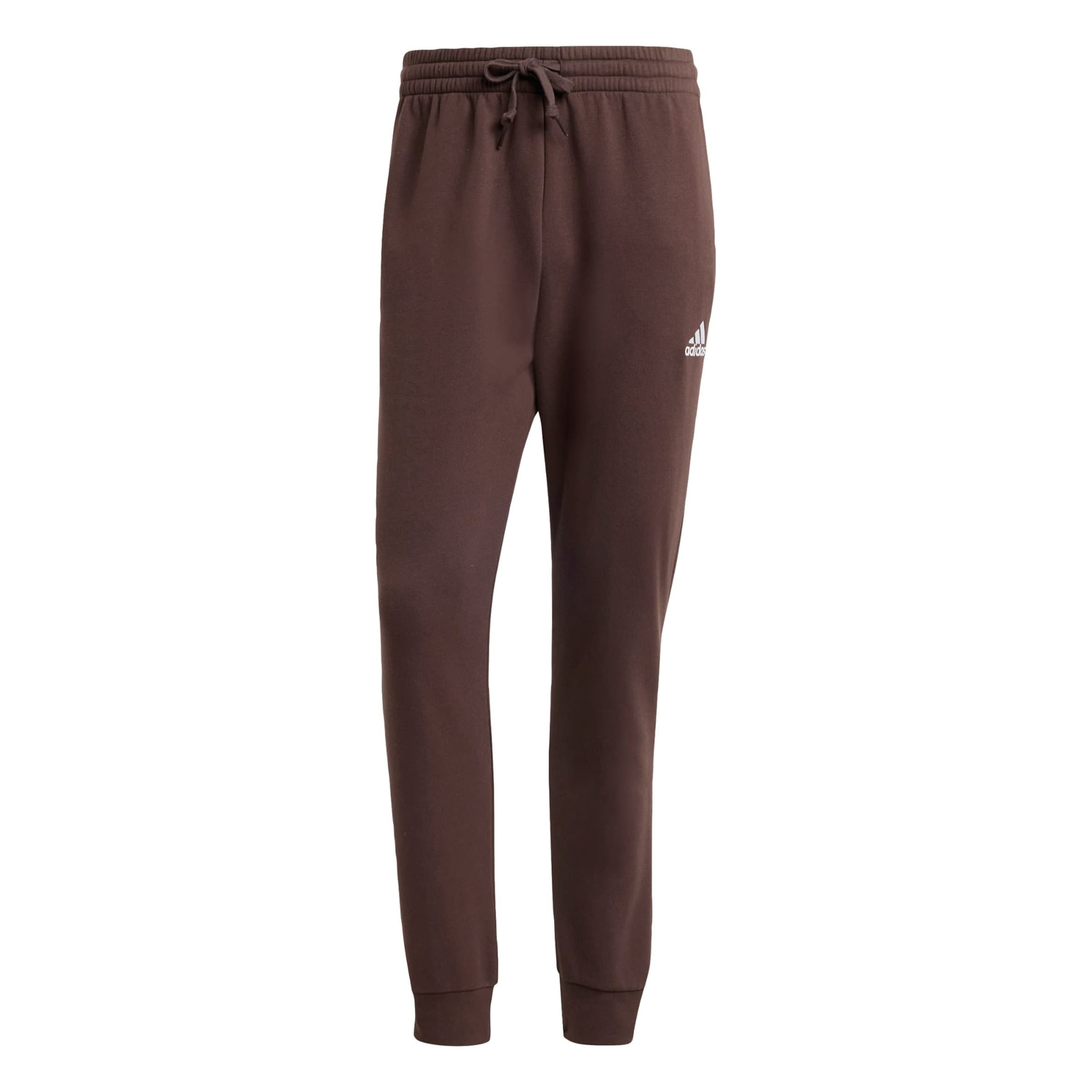 Effilé Pantalon de sport 'Essentials' ADIDAS SPORTSWEAR en marron : devant