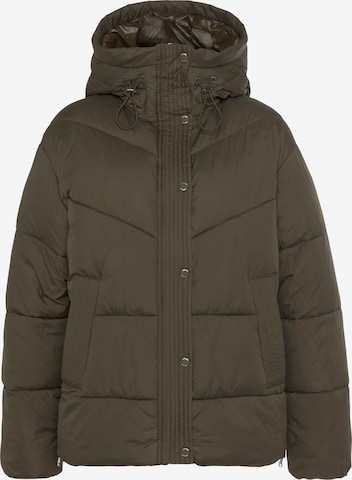 s.Oliver Winter Jacket in Green: front