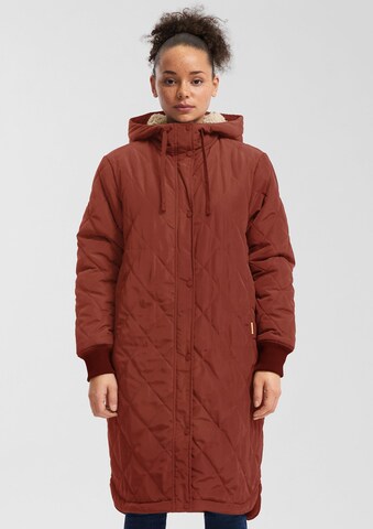 Manteau d’hiver QS en rouge : devant