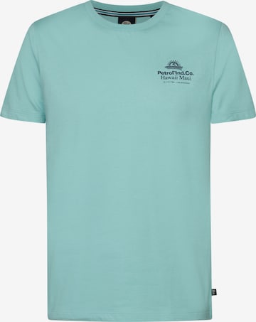 Petrol Industries Shirt 'Radient' in Blauw: voorkant