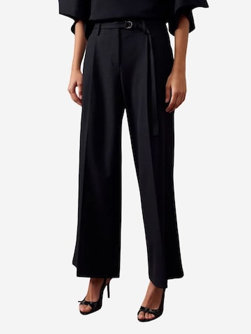 Dilvin Wide leg Broek in Zwart