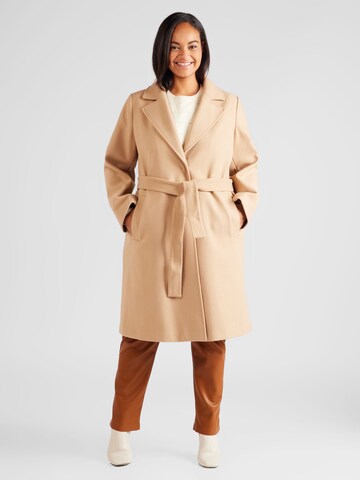 Persona by Marina Rinaldi Between-Seasons Coat 'OBOE' in Beige: front