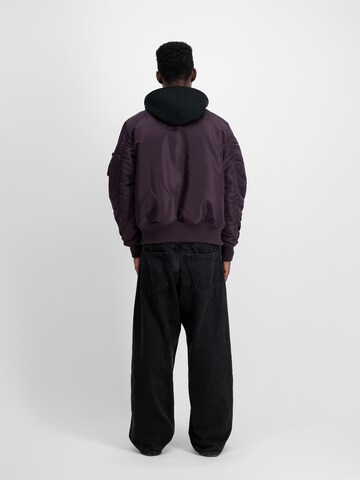 ALPHA INDUSTRIES Tussenjas 'MA-1 D-Tec SE' in Lila