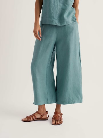 Seasalt Cornwall Wide Leg Housut 'Merrivale' värissä sininen: etupuoli
