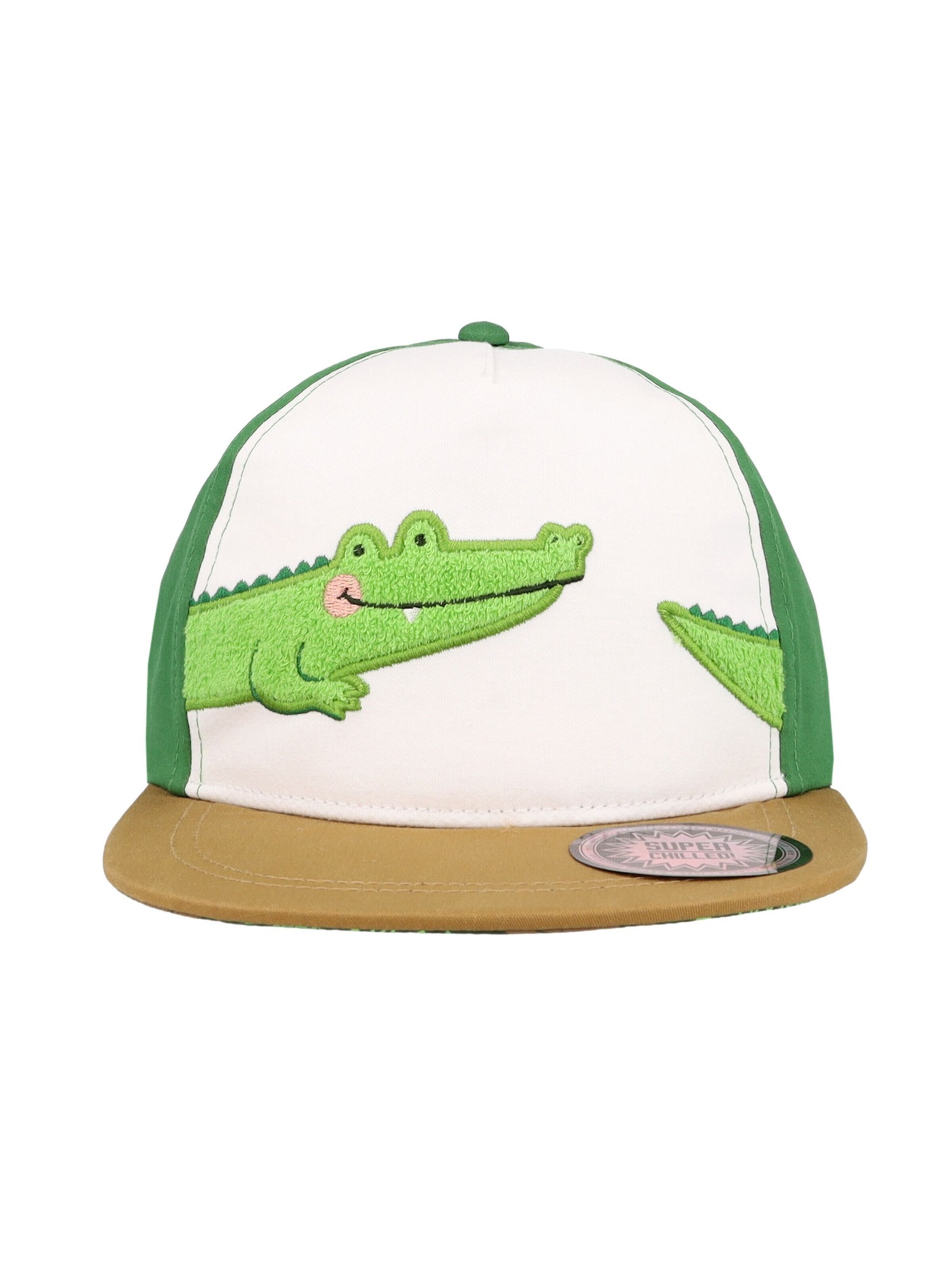 MAXIMO Hat 'KIDS BOY-Cap Krokodil Snap-back Verschluß' in Green