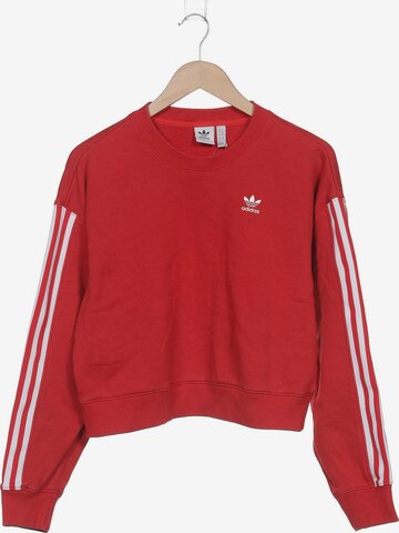 ADIDAS ORIGINALS Sweatshirt & Zip-Up Hoodie in S in Red: front