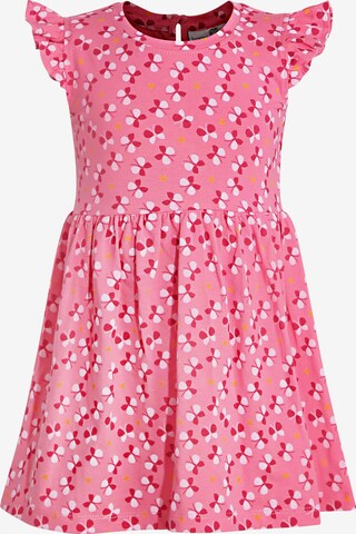 happy girls Dress in Pink: front