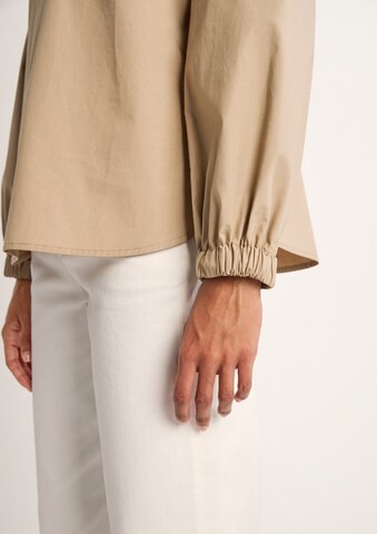 comma casual identity Bluse in Beige