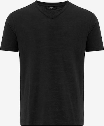 T-Shirt Antioch en noir : devant