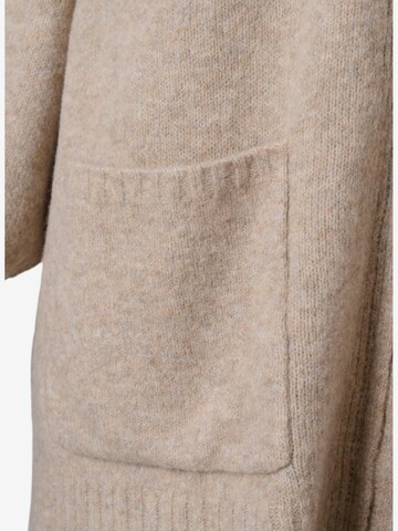 Zizzi Strickjacke 'MCOMFY' in Beige