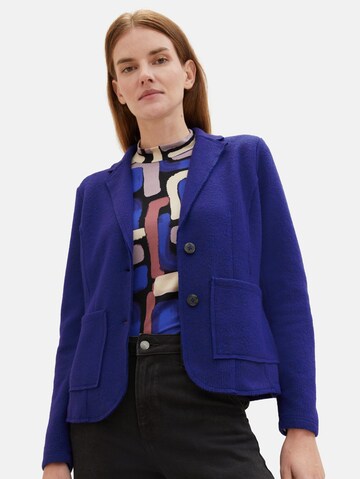 TOM TAILOR Blazer in Blue