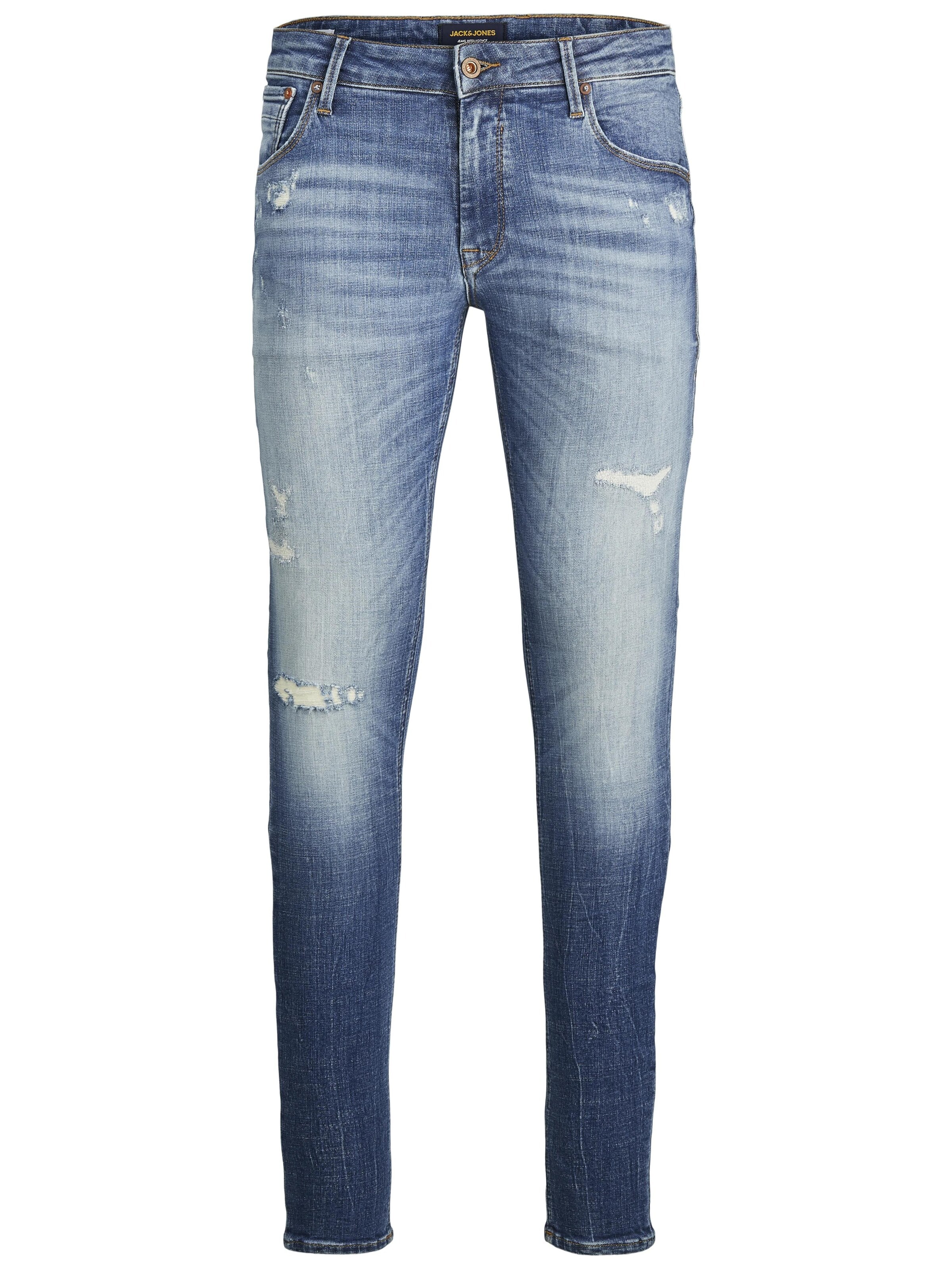 JACK & JONES Skinny Jeansy '12185951' w kolorze niebieski: przód