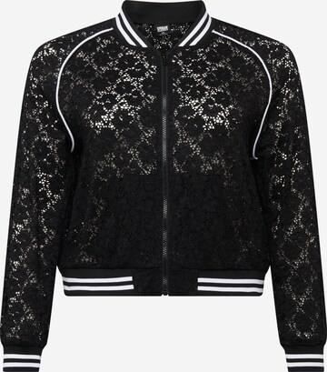 Urban Classics Between-Season Jacket in Black: front