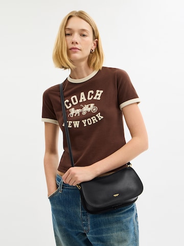 COACH Schoudertas in Zwart