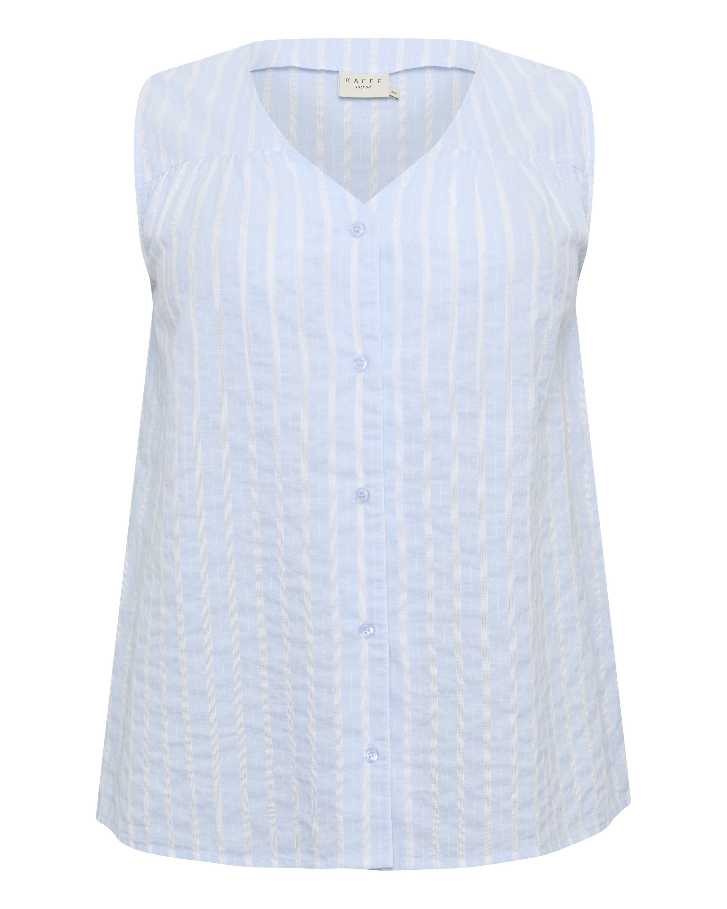 KAFFE CURVE Bluse 'Sira' i blå: forside