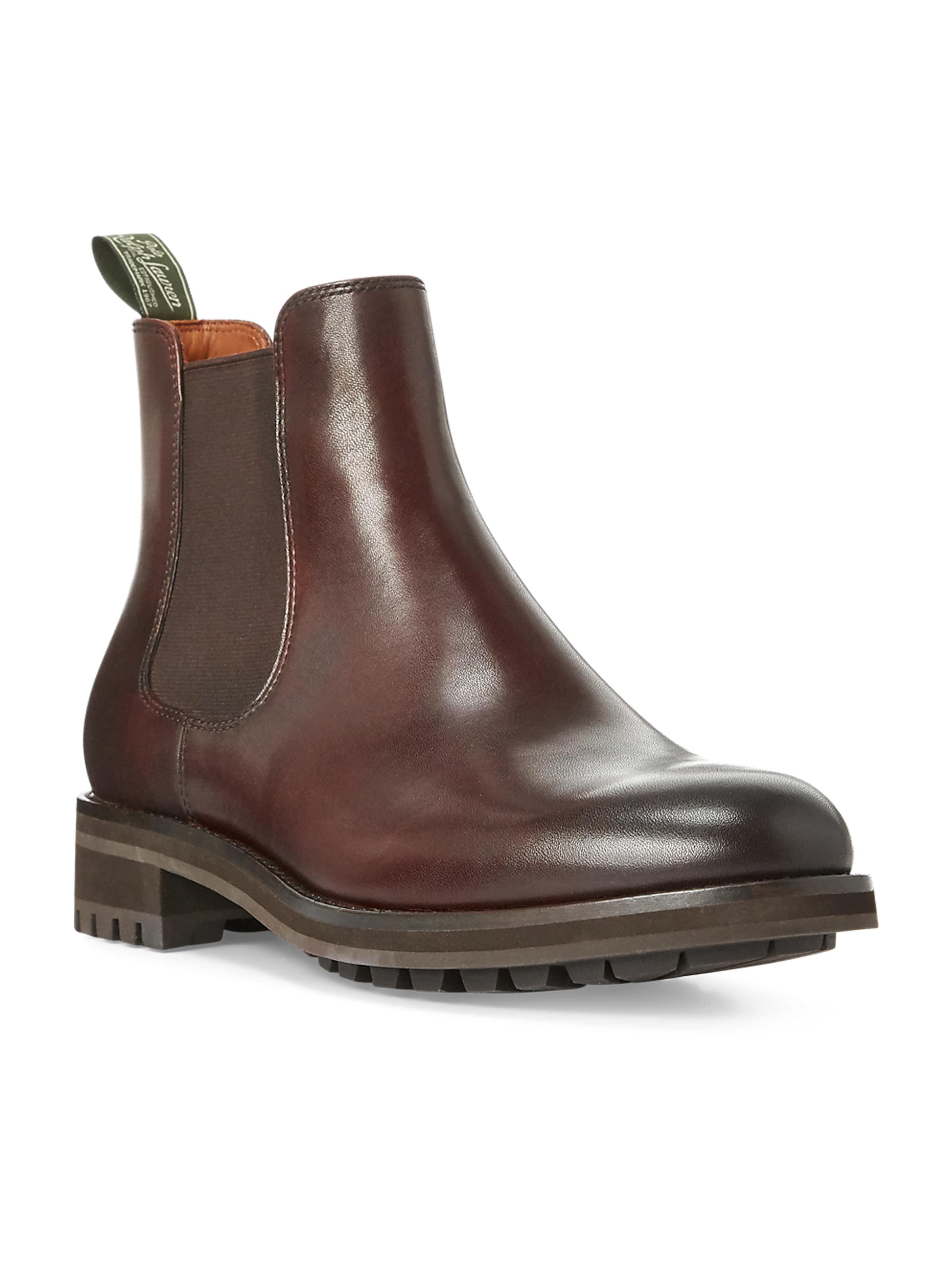 Polo Ralph Lauren Chelsea boots 'Bryson' in Brown: front