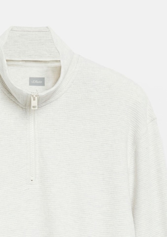 s.Oliver Sweatshirt in White: front