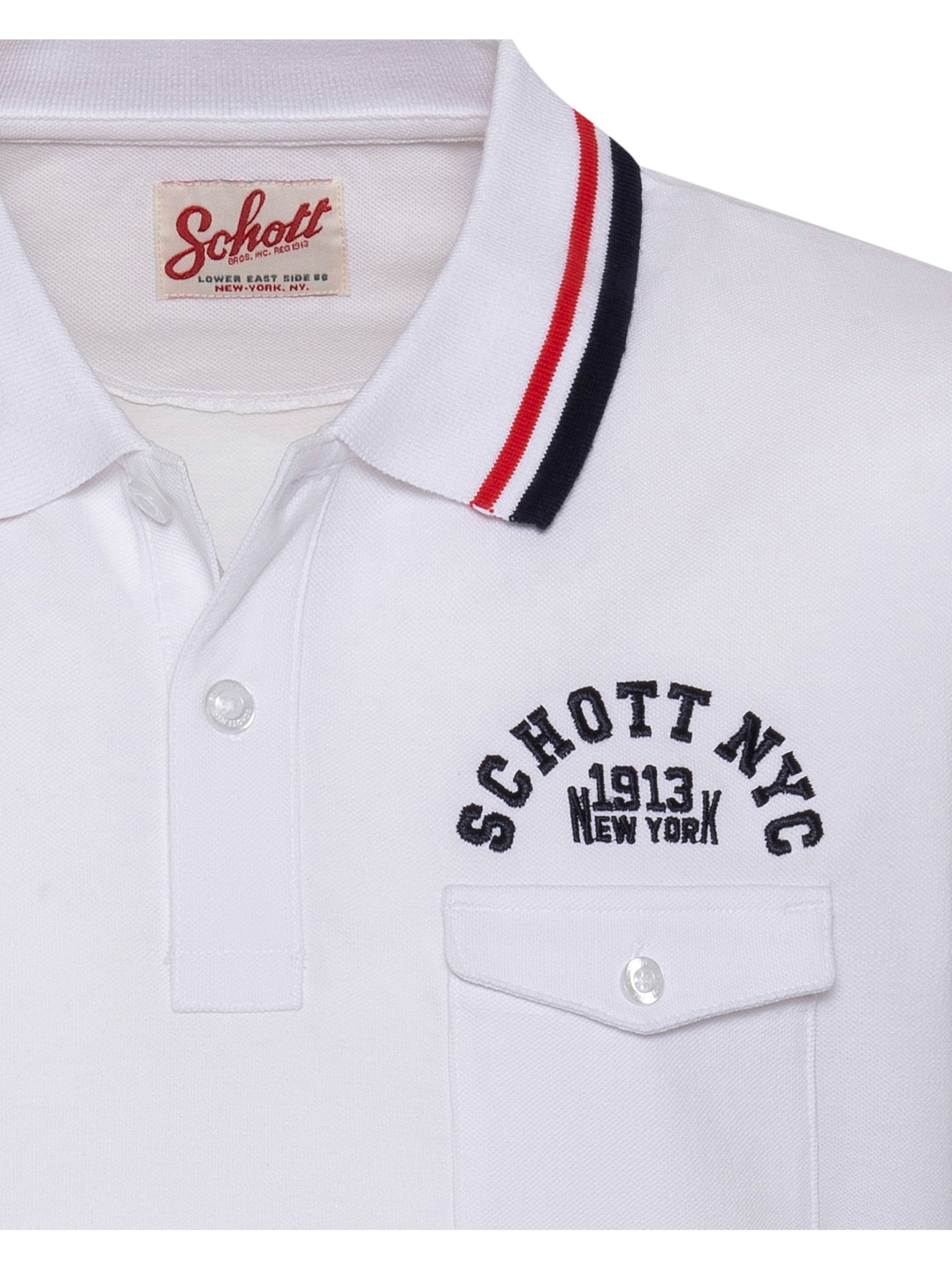 Schott NYC Shirt in White