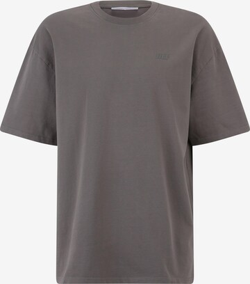 T-Shirt 'Work' DEF en gris : devant