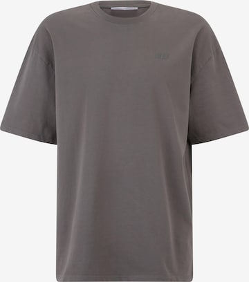 DEF T-Shirt 'Work' in Grau: Vorderseite