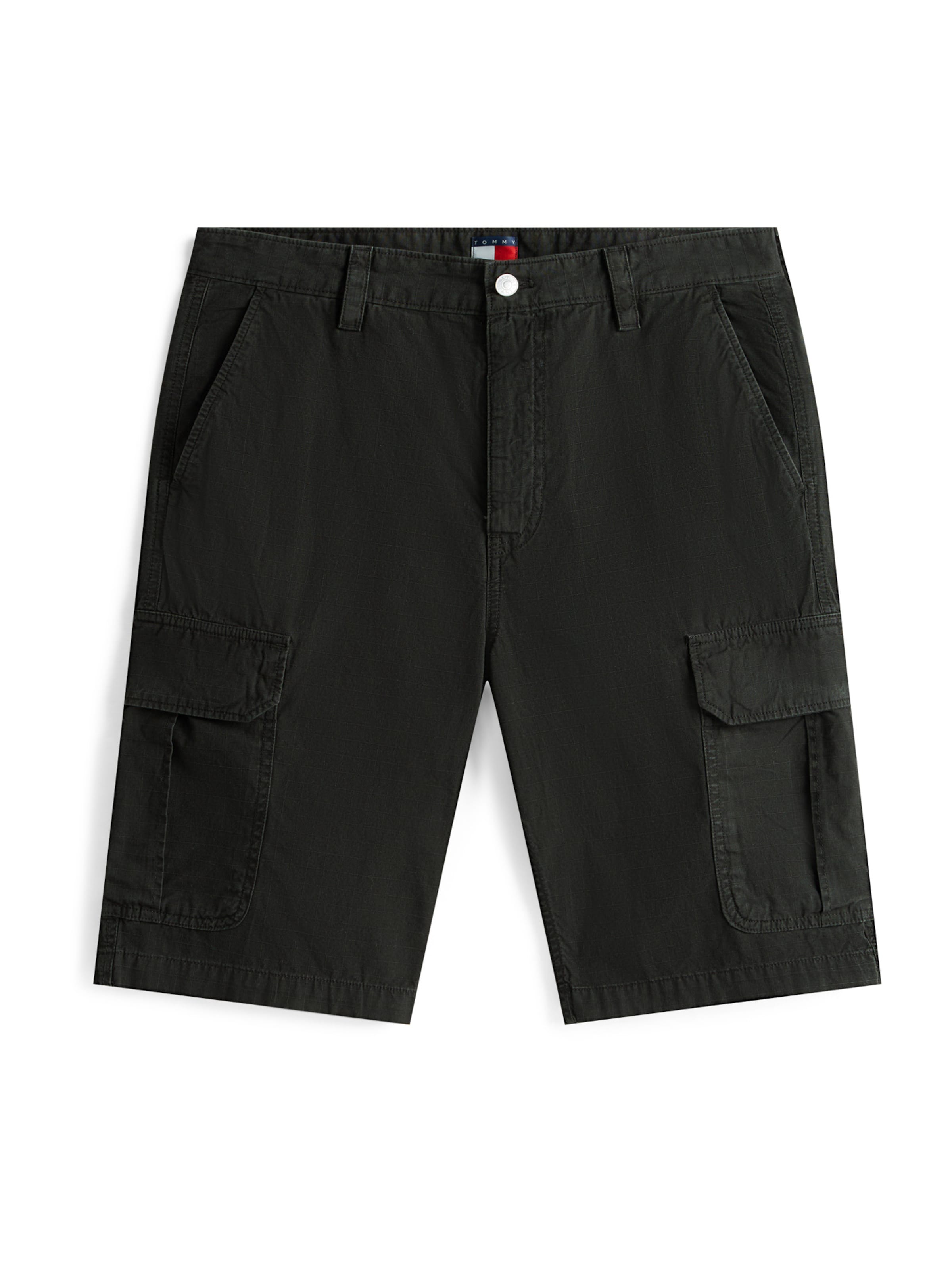 Tommy Jeans Regular Cargo trousers 'OTIS' in Black: front
