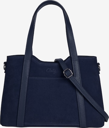 Cluty Handtasche in Blau: Vorderseite