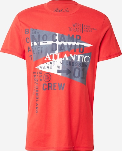 CAMP DAVID Majica u mornarsko plava / crvena / bijela, Pregled proizvoda