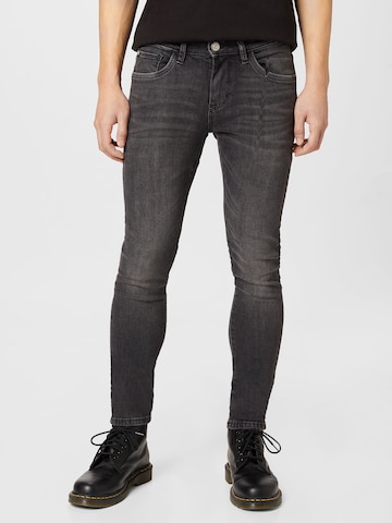 TOM TAILOR Slimfit Jeans 'Troy' in Grijs: voorkant