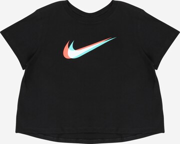 Nike Sportswear Póló - fekete: elől