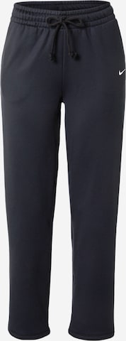 NIKELoosefit Sportske hlače - crna boja: prednji dio