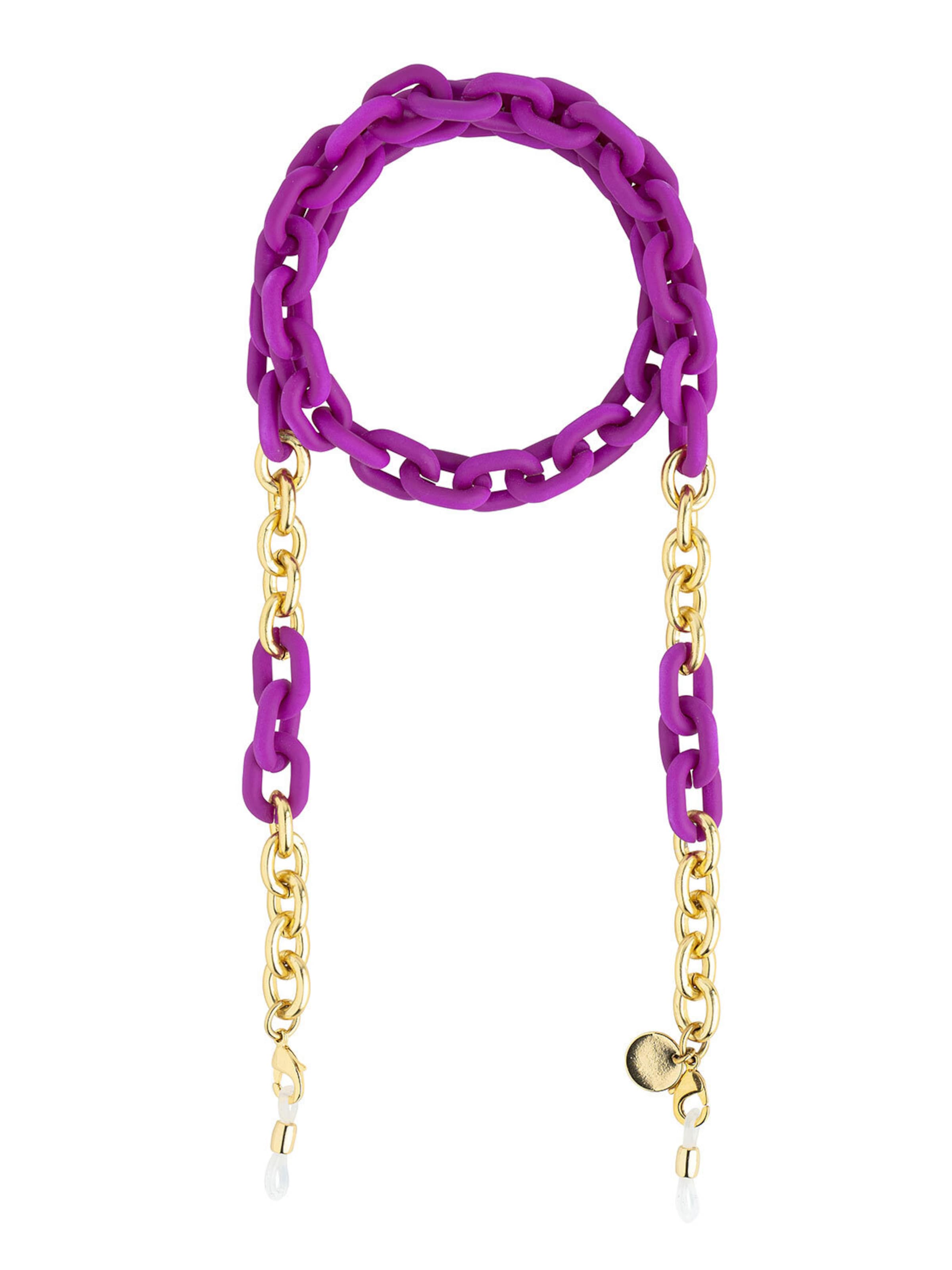 Cheeky Chain Munich Ketting 'Lio' in Lila: voorkant