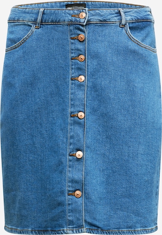 ONLY Carmakoma Spódnica 'MANNI' w kolorze niebieski: przód