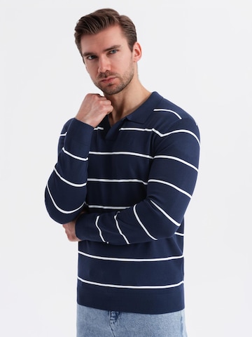 Ombre Shirt 'OM-POLS-0146' in Blue