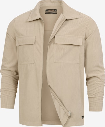 INDICODE JEANS Regular fit Tussenjas 'Nemoto' in Beige: voorkant