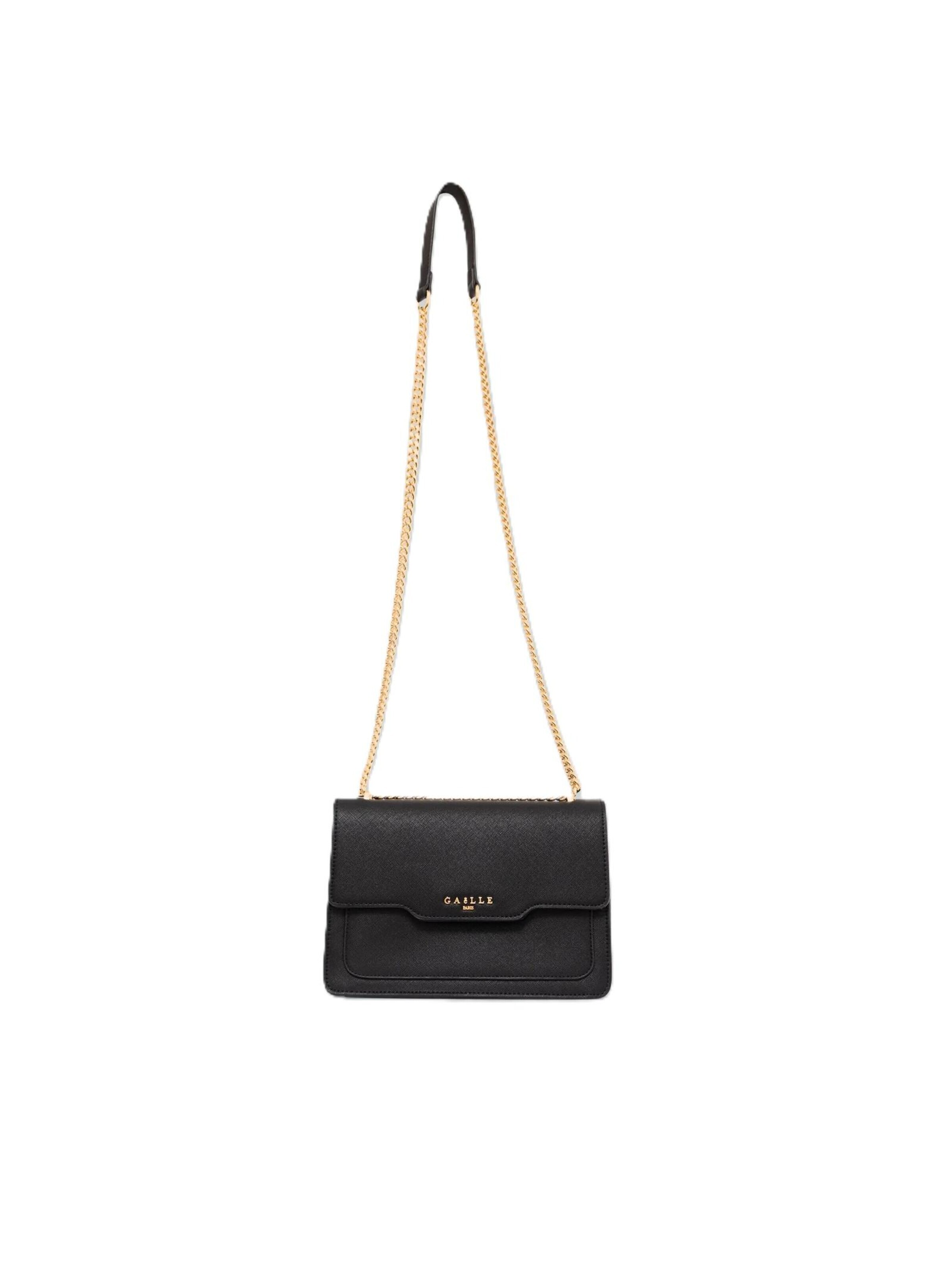 Borsa a spalla 'GAACW03303' di Gaelle Paris in nero: frontale